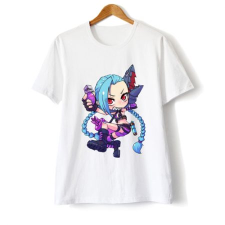 White League Of Legends Short Sleeve T Shirt