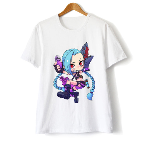 White League Of Legends Short Sleeve T Shirt