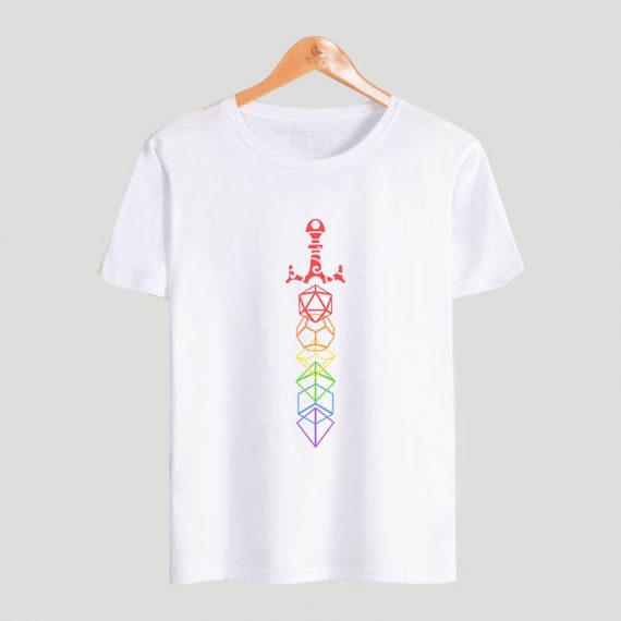 White Dungeon And Dragons Game T Shirts For Men