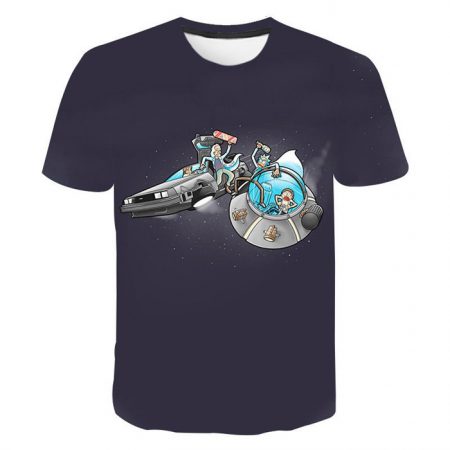 Black Mens Back To The Future T Shirt