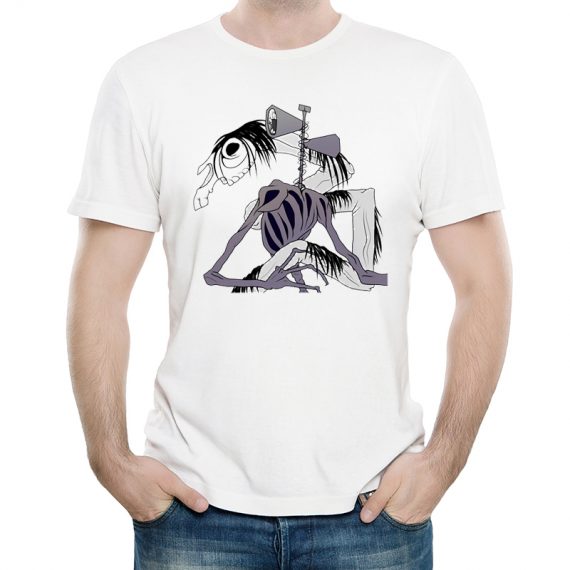 Mens Siren Head White Short Sleeve T Shirts