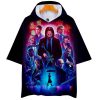 Unisex Hooded Shirt John Wick T-shirt