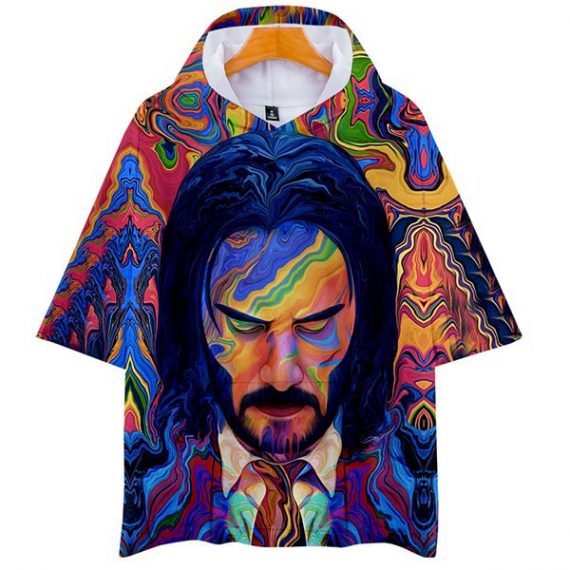 Unisex Hooded Shirt John Wick T-shirt