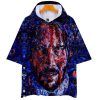3D Print John Wick T-shirt Whit Hooded