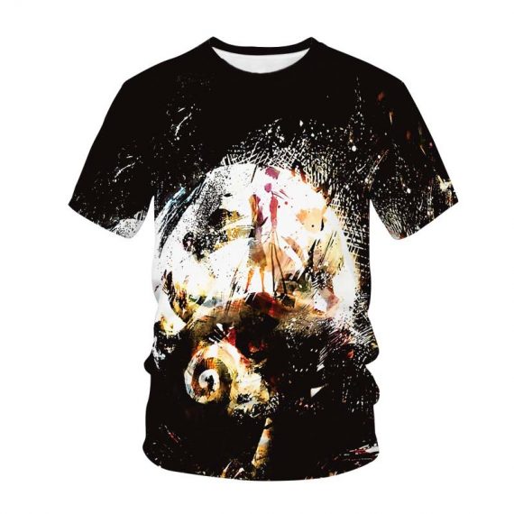 Men And Boys 3D Print Nightmare Before Christmas Shirt