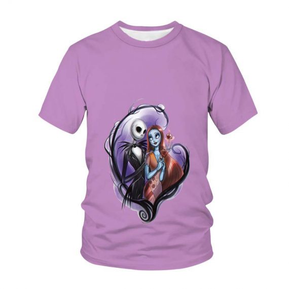 Men And Boys 3D Print Nightmare Before Christmas Shirt