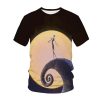 3D Style Jack And Sally Shirt