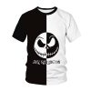 3D Style Jack And Sally Shirt