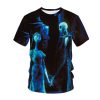 3D Style Jack And Sally Shirt