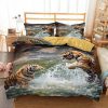 Animal Print Tiger Bed Set