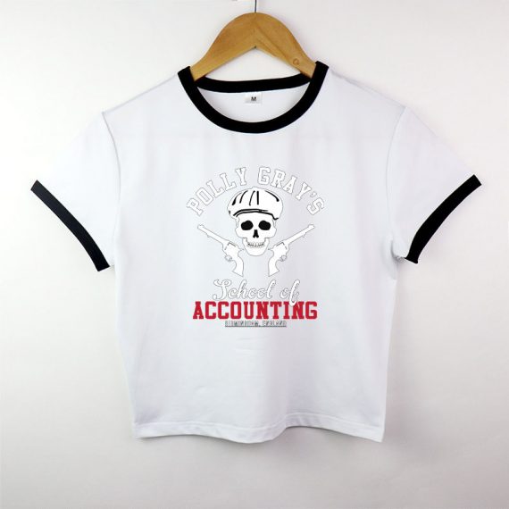 Women Fashion Midriff-baring Top Peaky Blinders Shirt