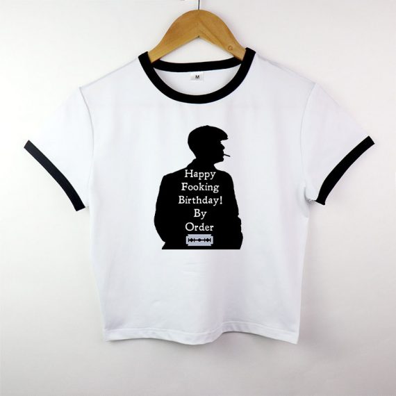 Fashion Midriff-baring Top Femlae Peaky Blinders Shirt
