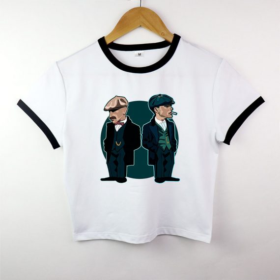 Fashion Midriff-baring Top Femlae Peaky Blinders Shirt