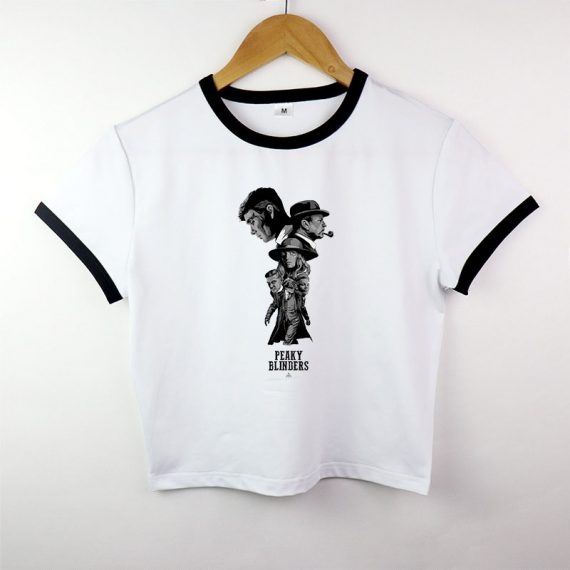 Peaky Blinders Shirt Women Midriff-baring Top