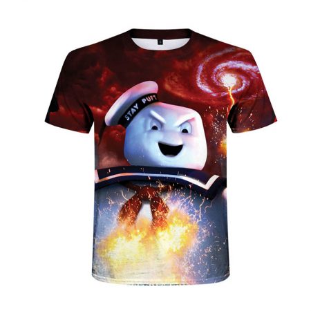 Digital Printing Summer Clothing Adult Ghostbusters Shirt