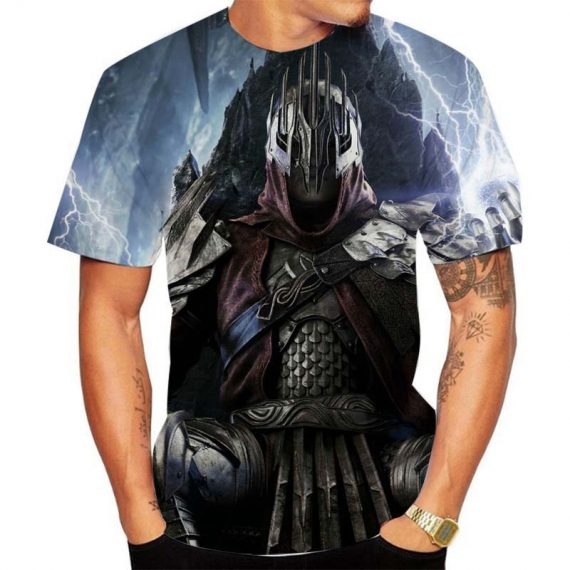 Adult Gray Lord Of The Rings T Shirt
