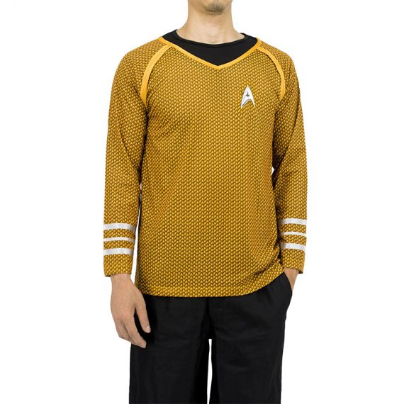 Star Trek Mens Costume Yellow Coat