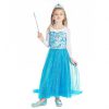 Girls Princess Costumes Blue Halloween Dress