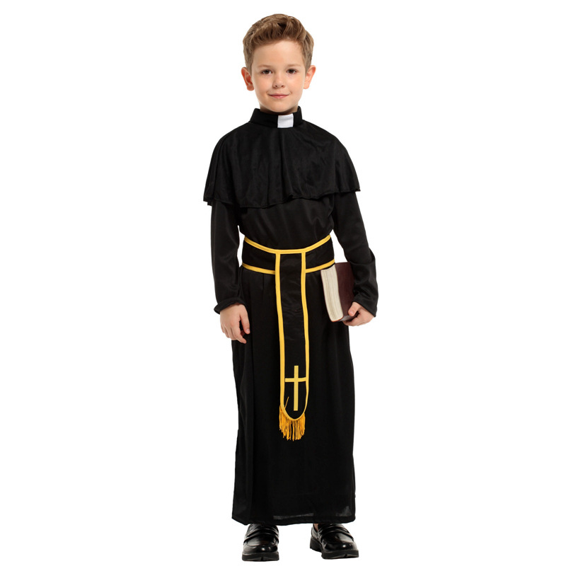 Boys Priest Costume Traditional Cosplay - MYanimec