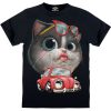 3D Cartoon Cute Adult Cotoon Tops Cat T Shirts