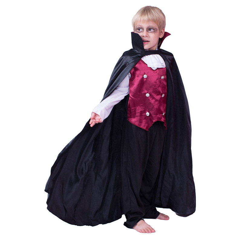 Kids Vampire Costume Black Outfit - MYanimec