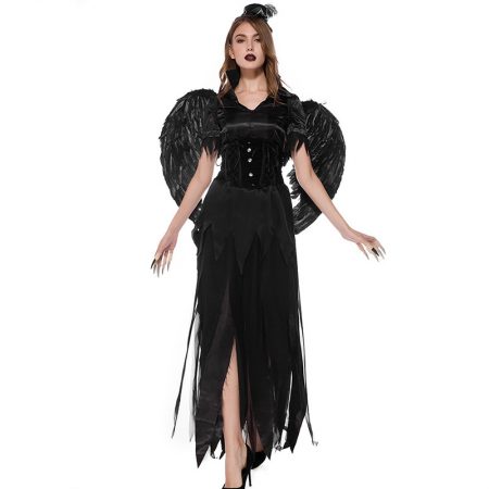 Womens Dark Angel Halloween Black Costumes