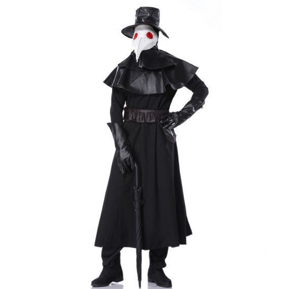 Mens Plague Doctor Costumes Role Play Outfit