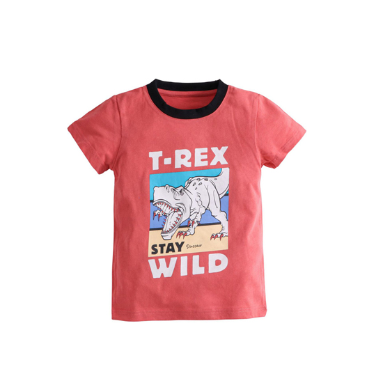 Dinosaur Basic Short Sleeve Shirts MYanimec   11 406 