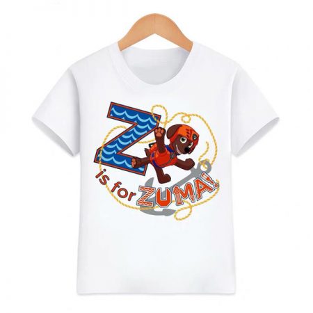 Paw Patro Short Sleeve White Shirts