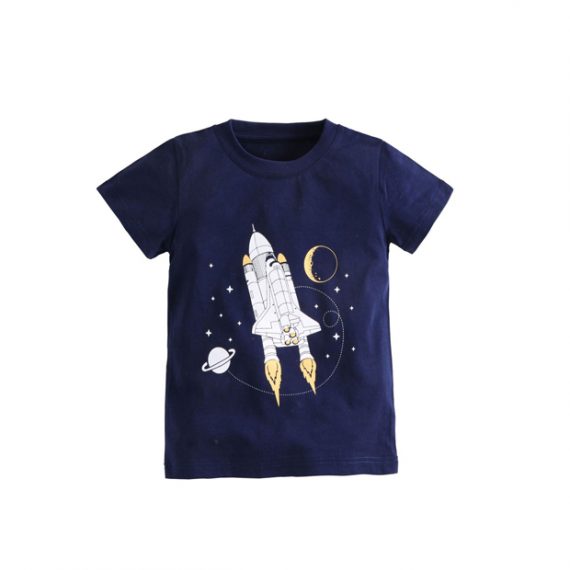 Boys Rockets Round Neck Shirts