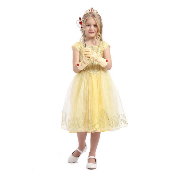 Girls Princess Halloween Costumes Dress