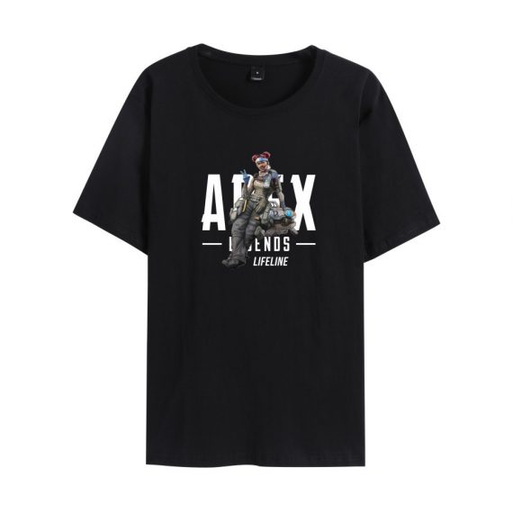 Black Apex Legends Game T Shirts