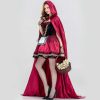 Womens Little Red Riding Hood Halloween Dress Costumes