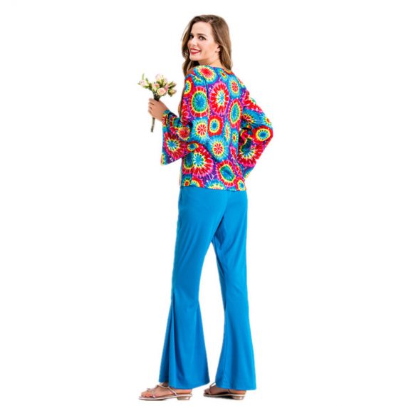 80s Couples Halloween Blue Disco Costumes