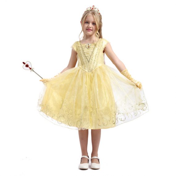 Girls Princess Halloween Costumes Dress