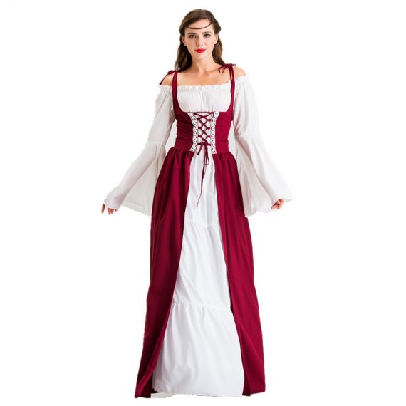 Medieval Costume Colorful Cosplay Dress