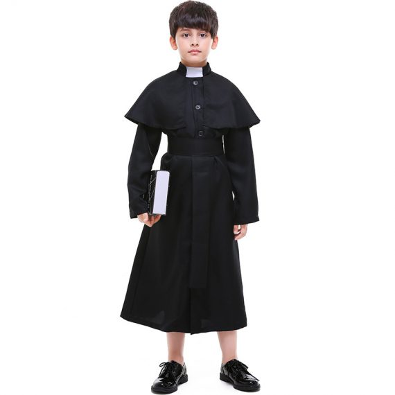 Role Play Priest Costume Cosplay Cape