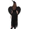 Womens Dark Angel Halloween Black Costumes
