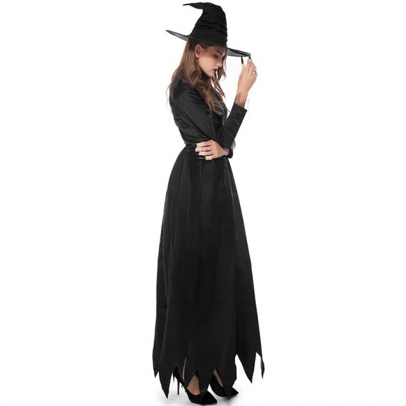 Adult Magic Black Magician Witch Costume