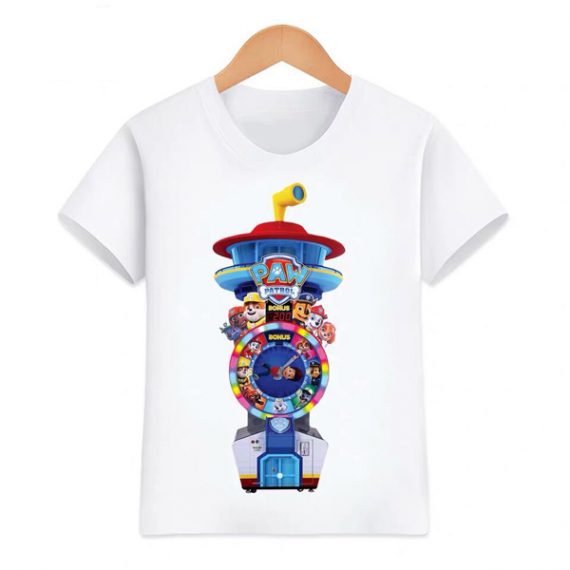 Paw Patro White Characters T Shirts
