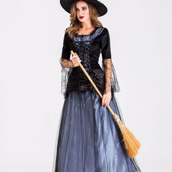 Womens Magic Magician Witch Role Play Costume Fun Cosplay