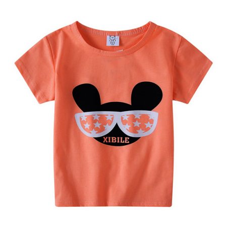 Orange Cool Mouse Boys Shirts