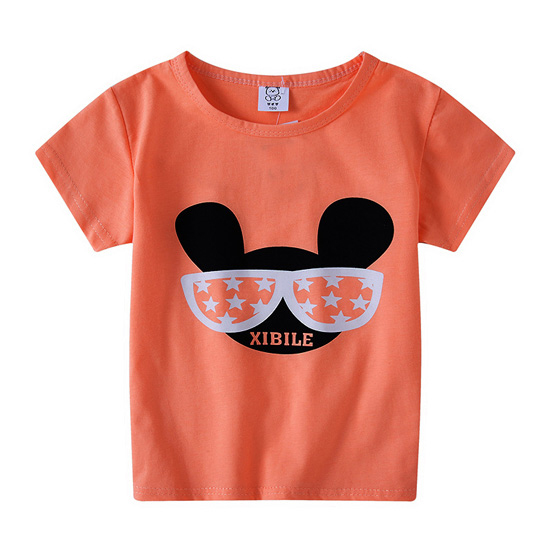 Orange Cool Mouse Boys Shirts