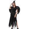 Womens Dark Angel Halloween Black Costumes