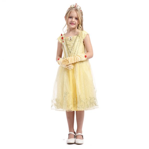 Girls Princess Halloween Costumes Dress