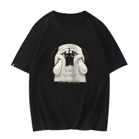 Cute 3D Animal Print Tops Dog T Shirts