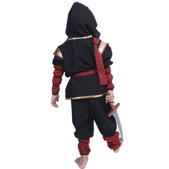 Kids Ninja Costume Black Outfit
