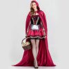 Womens Little Red Riding Hood Halloween Dress Costumes