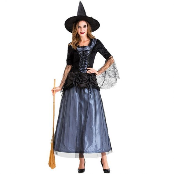 Womens Magic Magician Witch Role Play Costume Fun Cosplay