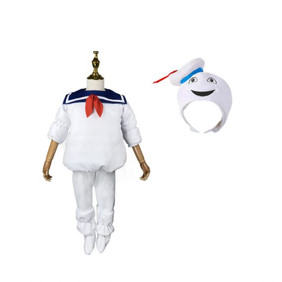 Stay Puft Marshmallow Man Costume For Adult And Kids